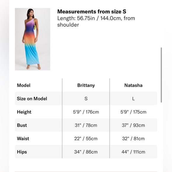 NWT! AFRM Foley One Shoulder Power Mesh Maxi Dress size Small - Picture 4 of 5